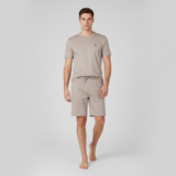 Men 2 Pieces Set Regular Fit T-Shirt & Short