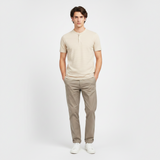 Men Structured Henley T-Shirt