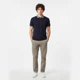 Men Structured Polo With Zip Closure