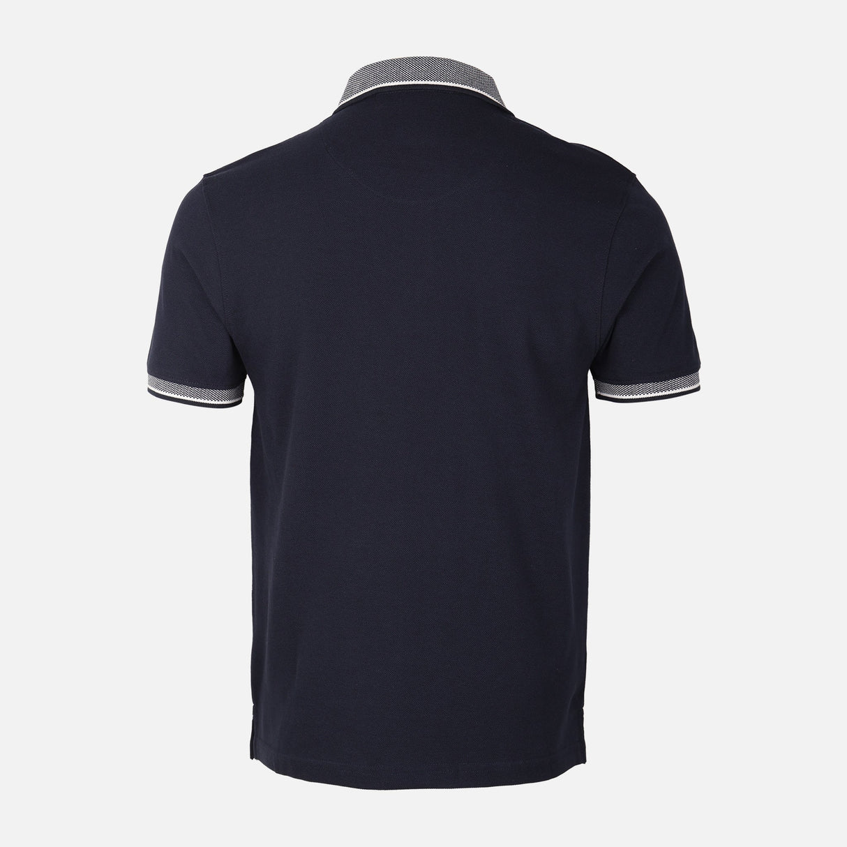 Men Structured Polo With Zip Closure