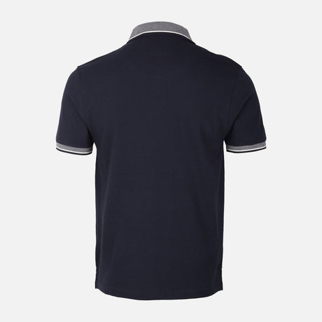 Men Structured Polo With Zip Closure