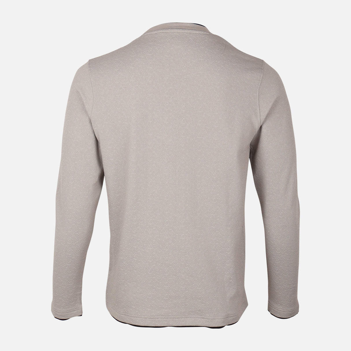 Men Structured Long Sleeve T-Shirt