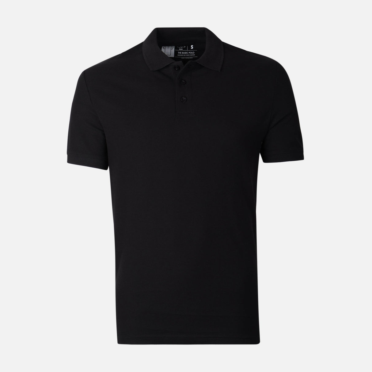 MEN BASIC SOLID POLO