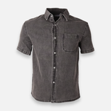 Men Woven Shirt  Short Sleeve With Pocket