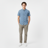 Men Woven Shirt  Short Sleeve With Pocket