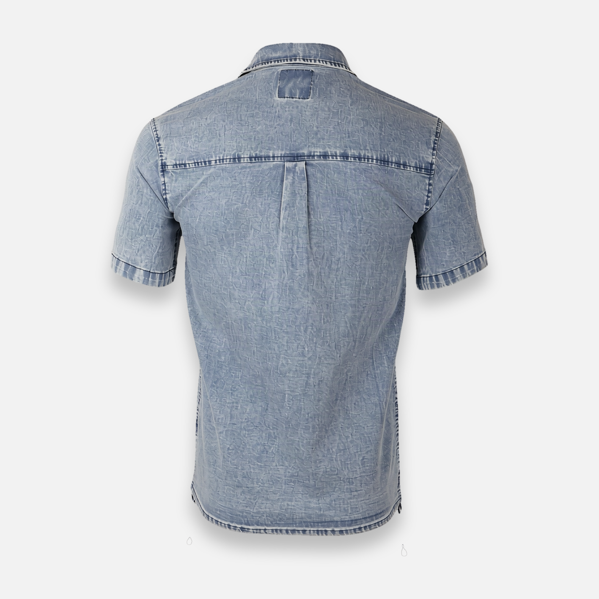 Men Woven Shirt  Short Sleeve With Pocket