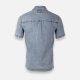 Men Woven Shirt  Short Sleeve With Pocket