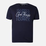 Men Graphic T-Shirt Round Neck