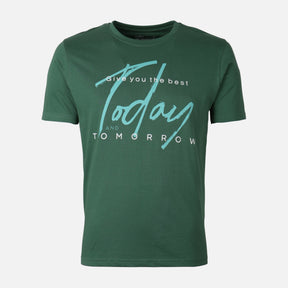 Men Graphic T-Shirt Round Neck