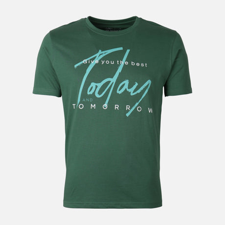 Men Graphic T-Shirt Round Neck