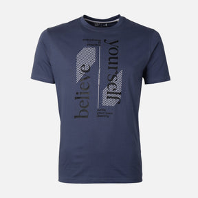 Men Graphic T-Shirt Round Neck