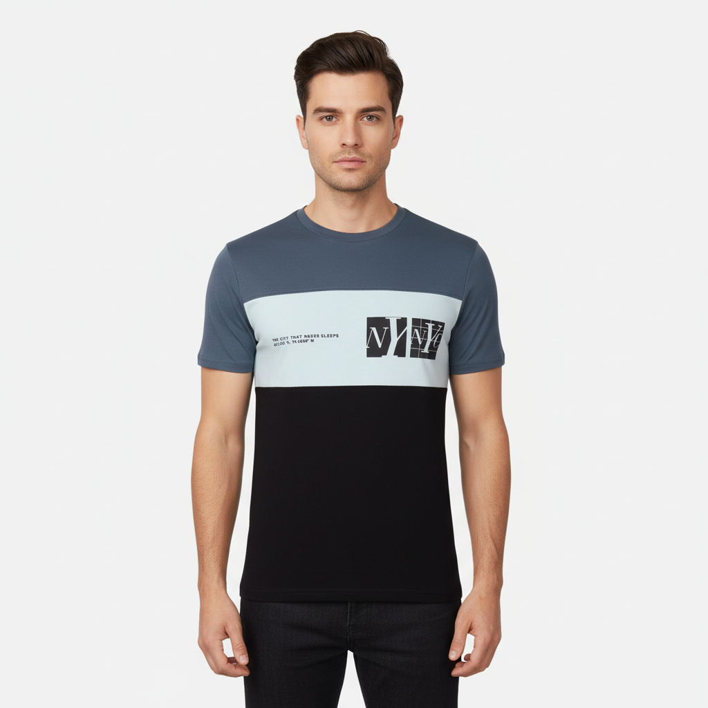 Men T-Shirt Round Neck