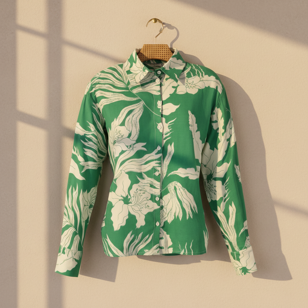 Women Printed Long Sleeve Shirt