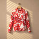 Women Printed Long Sleeve Shirt