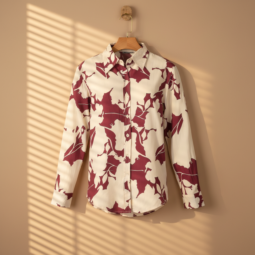 Women Printed Long Sleeve Shirt