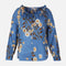 Women Long Sleeve Aop Blouse