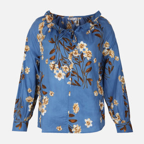 Women Long Sleeve Aop Blouse