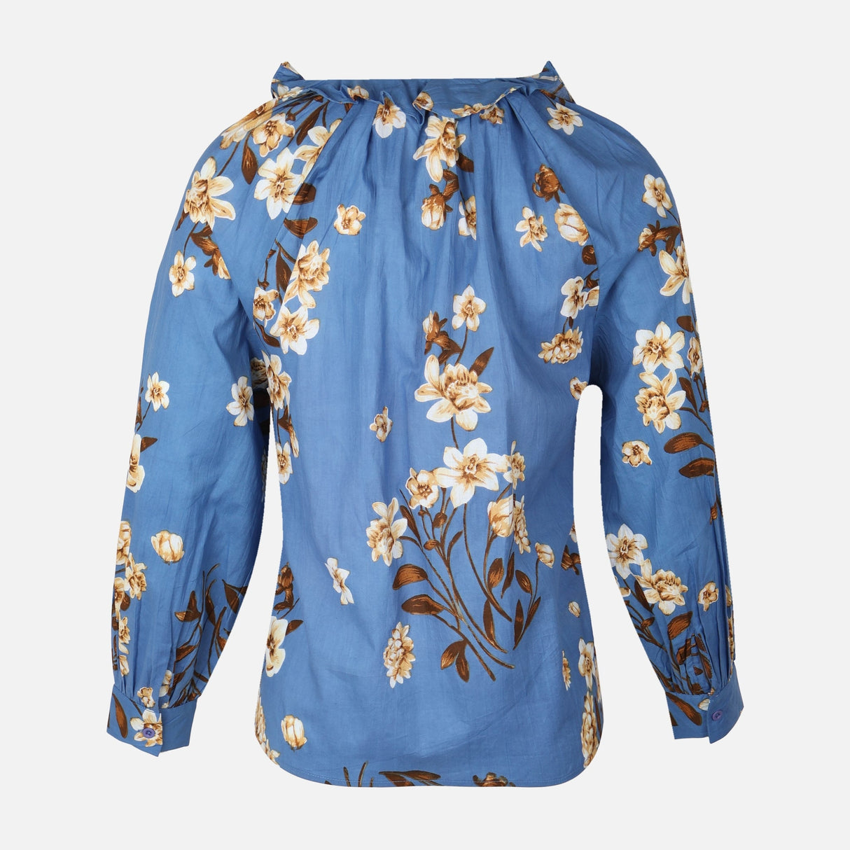 Women Long Sleeve Aop Blouse