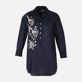 Women Emb Long Sleeve Tunic