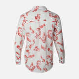 Women Printed Long Sleeve Loose Shirt