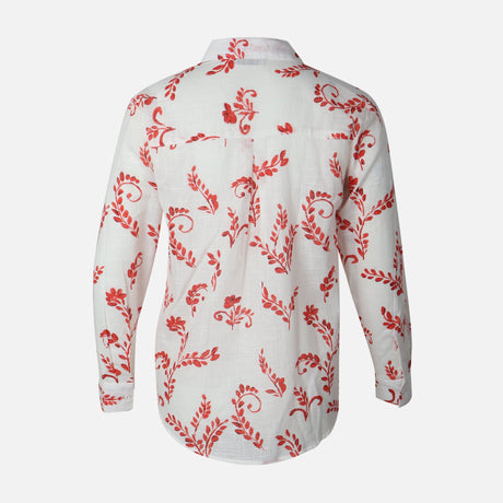 Women Printed Long Sleeve Loose Shirt