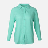 Women 3/4 Sleeve Loose Shirt