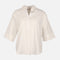 Women Long Sleeve Linen Blend Solid Shirt