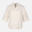 Women Long Sleeve Linen Blend Solid Shirt