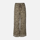 Women Lurex Printed Pants
