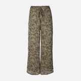 Women Lurex Printed Pants