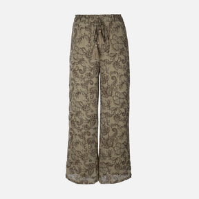 Women Lurex Printed Pants