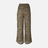 Women Lurex Printed Pants