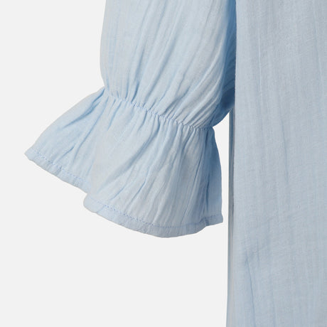 Women 3/4 Sleeve Solid Cotton Double Cloth Tunic