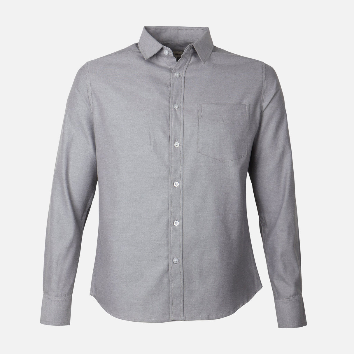 Men Long Sleeve Oxford Shirt