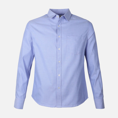 Men Long Sleeve Oxford Shirt