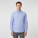 Men Long Sleeve Oxford Shirt