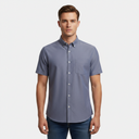 Men Basic Oxford Short Sleeve Shirt