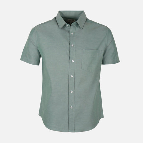 Men Basic Oxford Short Sleeve Shirt