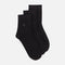 Men Antibacterial Quarter Socks 3 Pairs