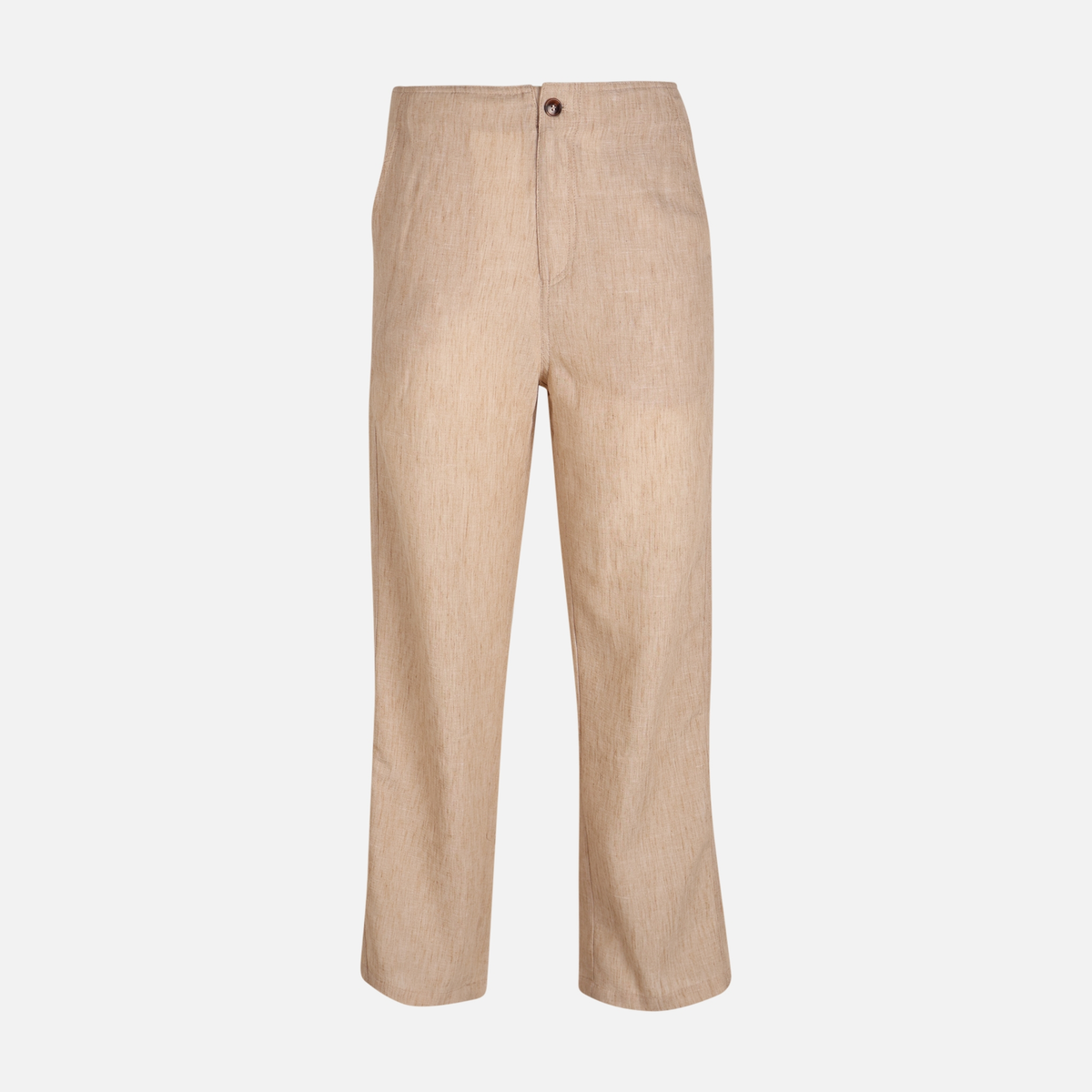 Women Straight Leg Button Front Trousers