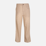 Women Straight Leg Button Front Trousers