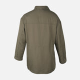 Women Double Pocket Long Shacket