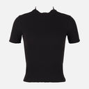 Women Rib Basic Tshirt