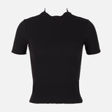 Women Rib Basic Tshirt