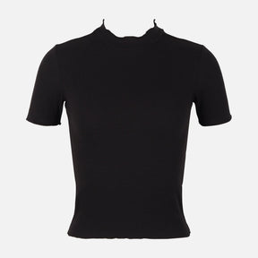 Women Rib Basic Tshirt
