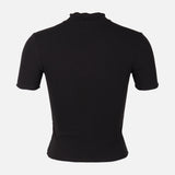Women Rib Basic Tshirt