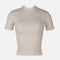 Women Rib Basic Tshirt