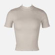 Women Rib Basic Tshirt