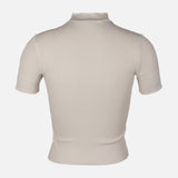 Women Rib Basic Tshirt