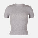 Women Rib Basic Tshirt